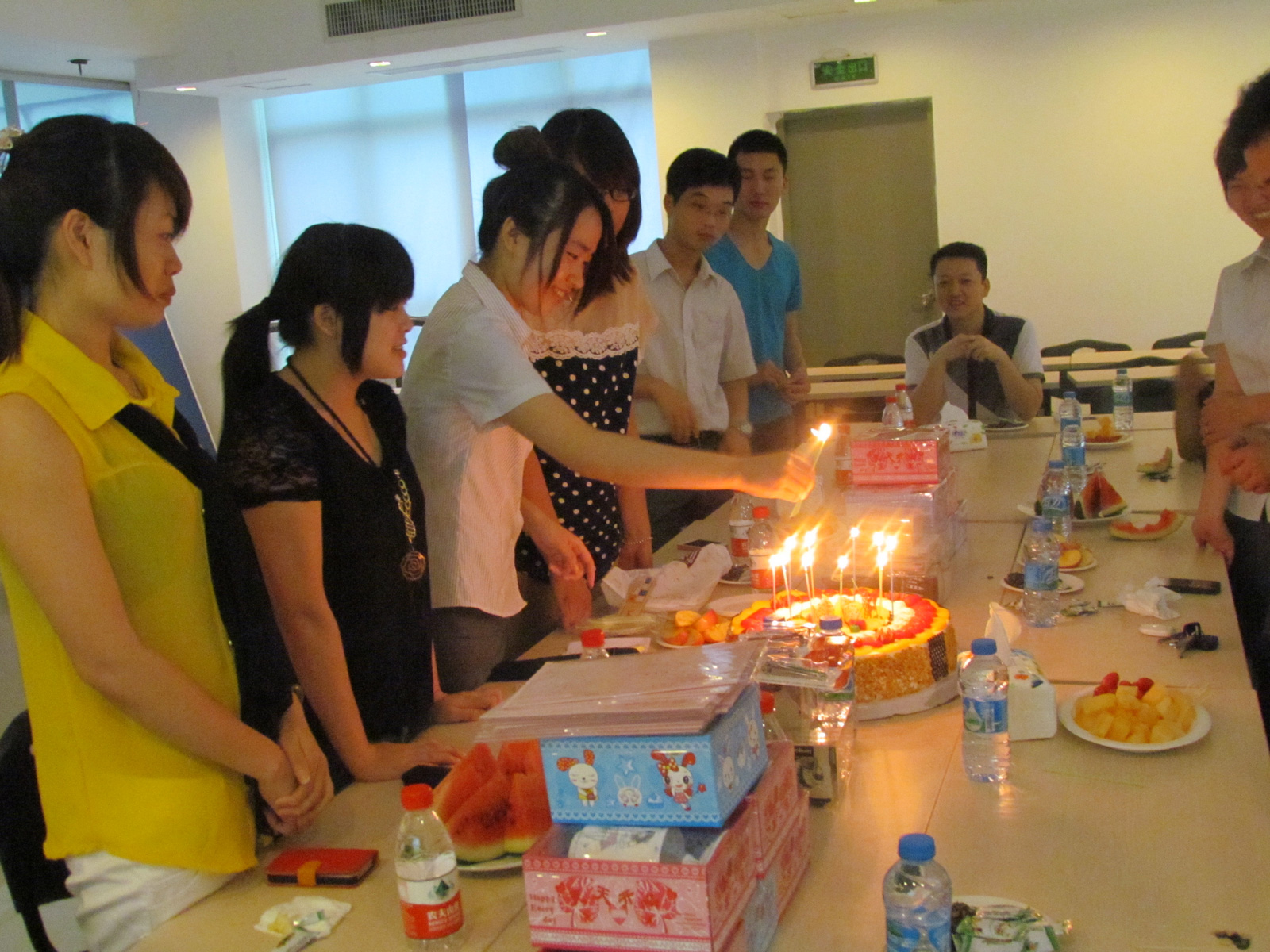 羅翔鋁業舉辦月度員工生日party